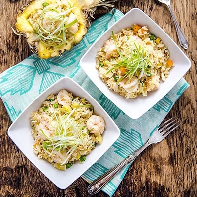 Pineapple Prawn Fried Rice
